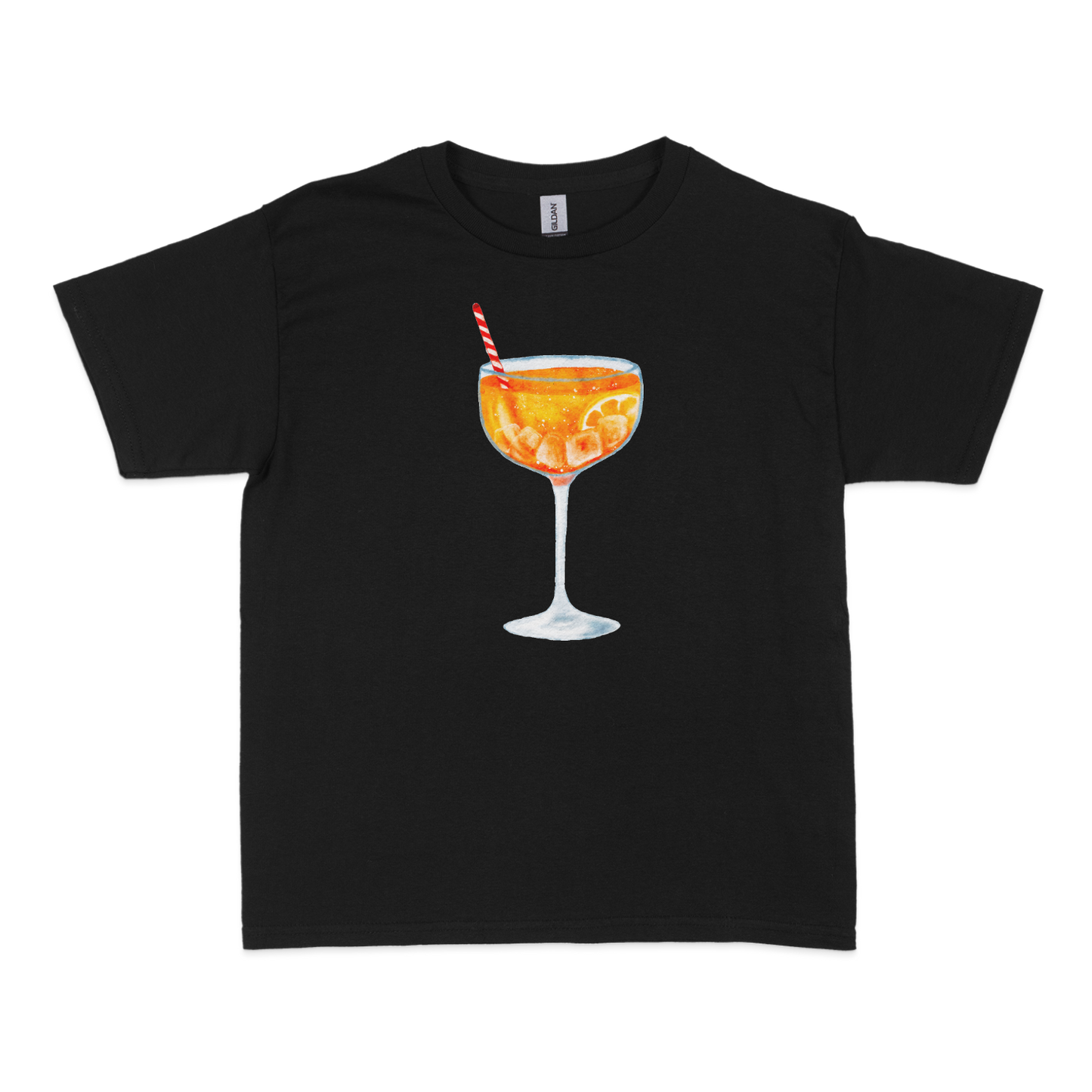 Aperol Spritz Watercolor Baby Tee