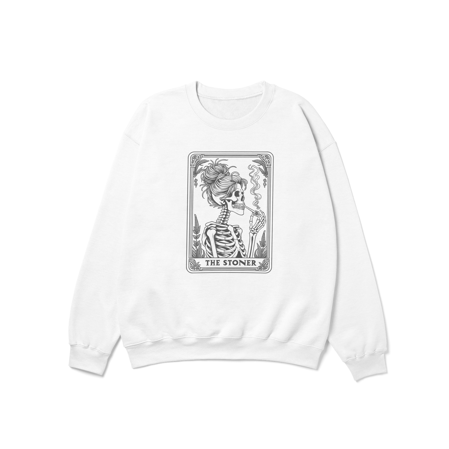 The Stoner Funny Tarot Card Crewneck Sweatshirt