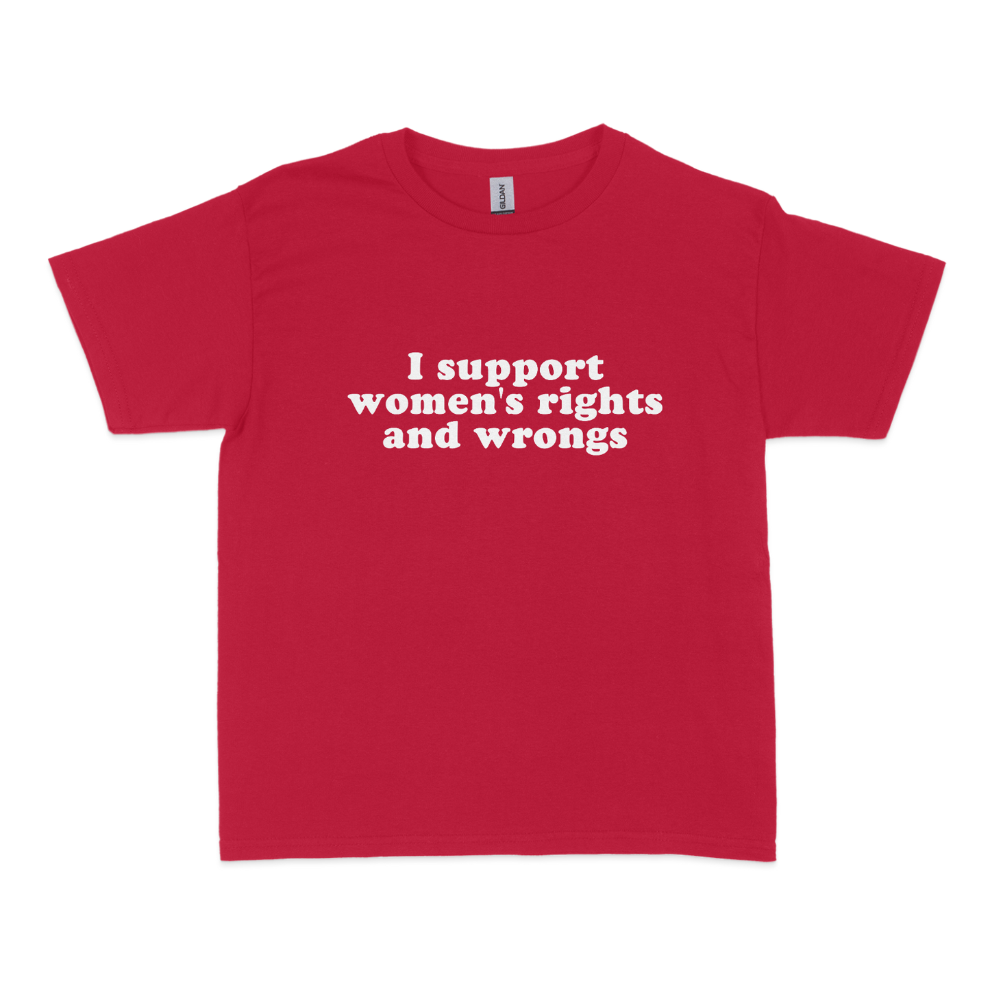 I Support Women's Rights and Wrongs Baby Tee