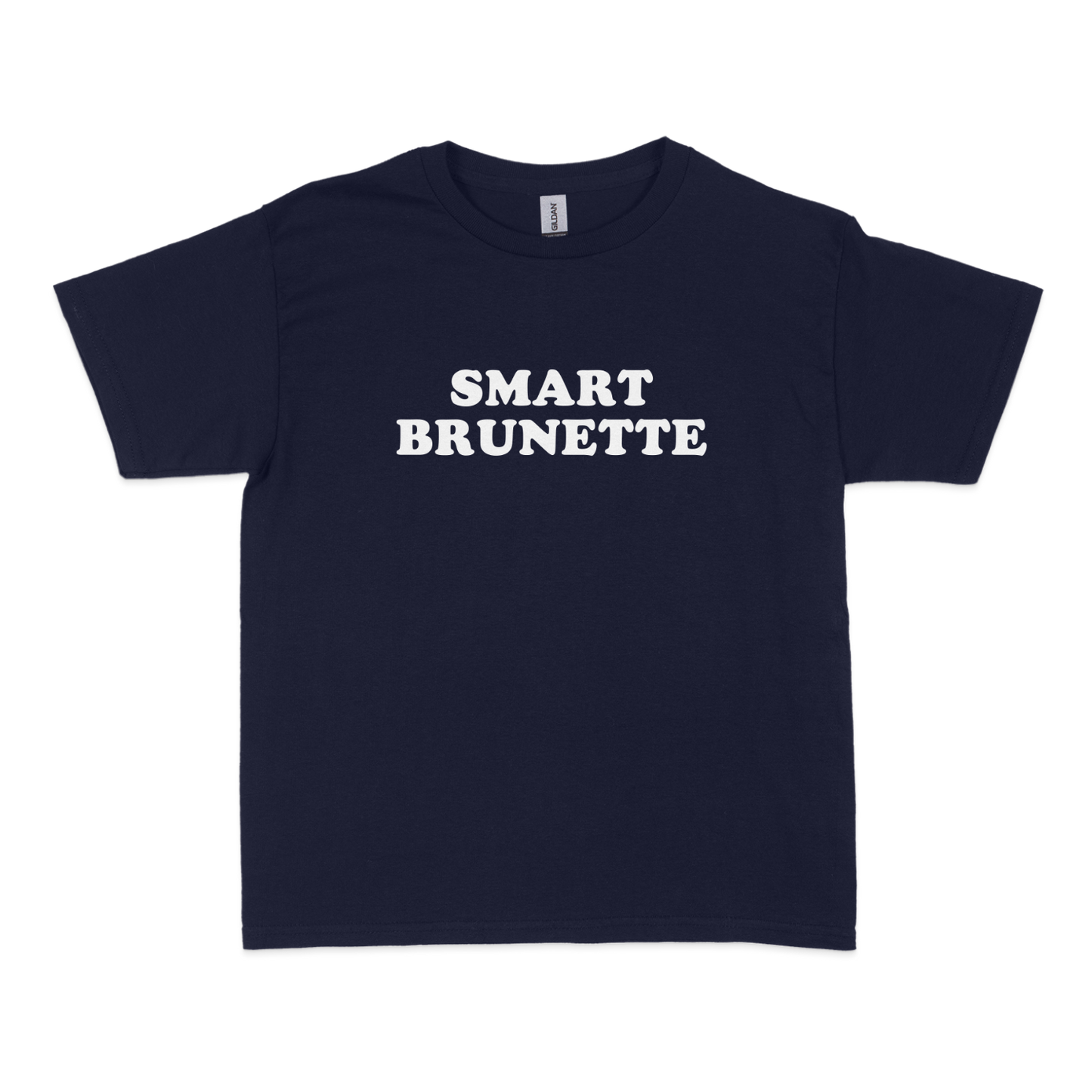 Smart Brunette Baby Tee