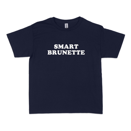 Smart Brunette Baby Tee