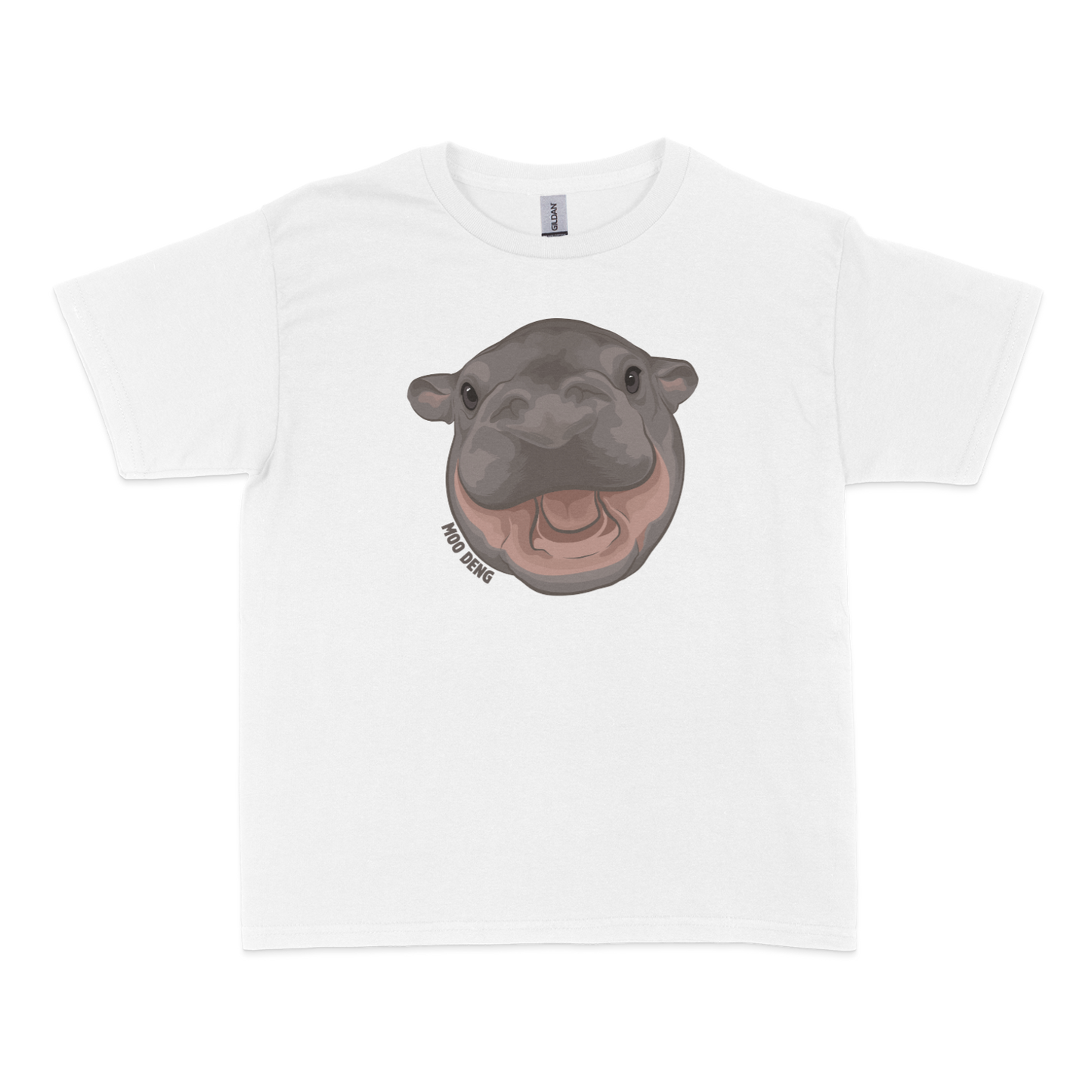 Moo Deng Illustration Baby Tee