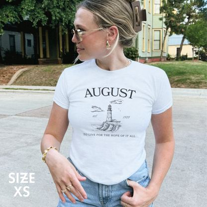 August Folklore Baby Tee