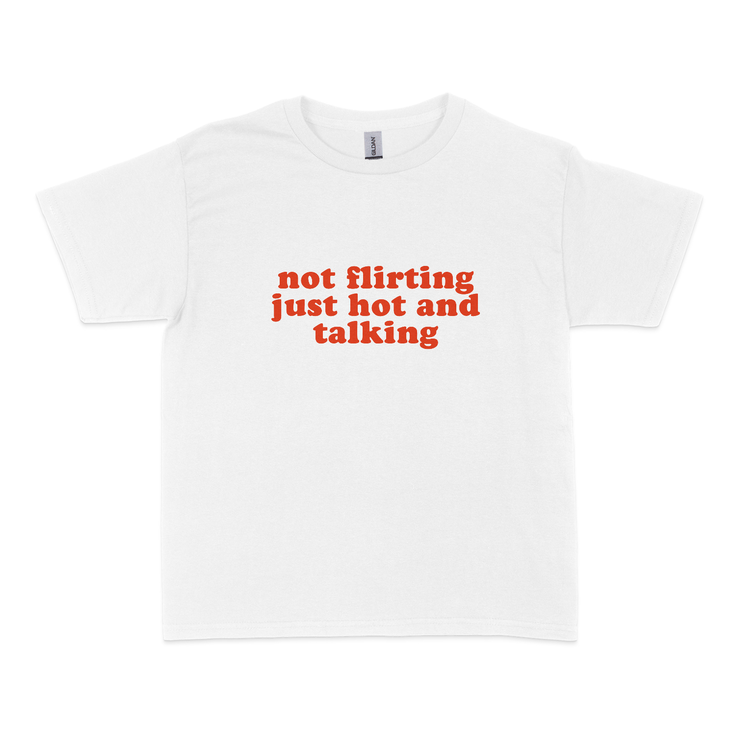 Not Flirting Just Hot and Talking Baby Tee