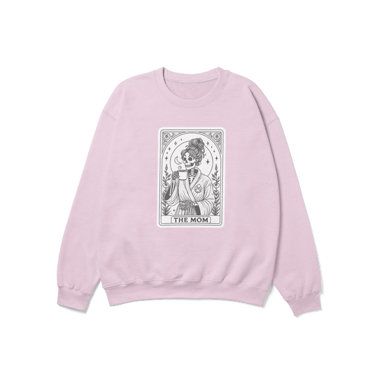 The Mom Funny Tarot Card Crewneck Sweatshirt