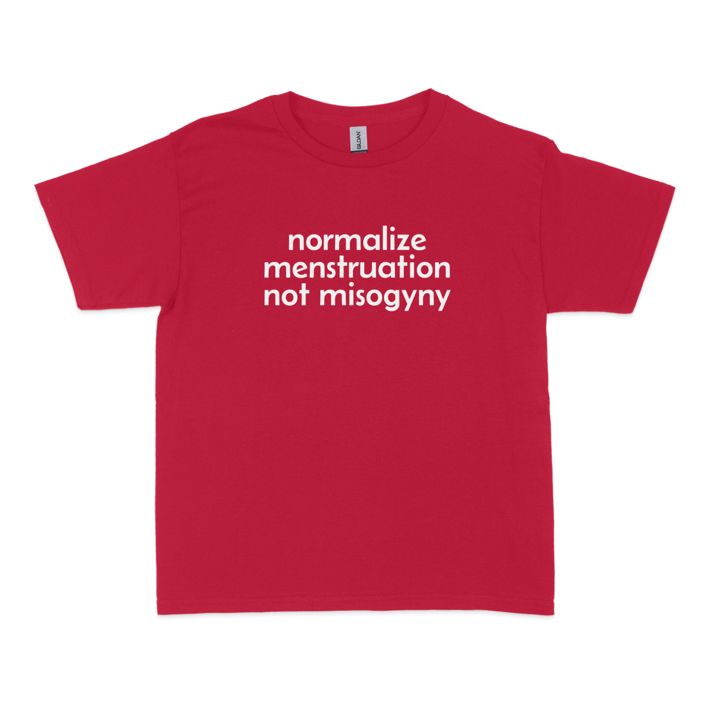 Normalize Menstruation not Misogyny Feminist Baby Tee