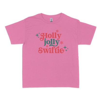 Holly Jolly Swiftie Christmas Baby Tee