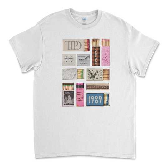 All Albums Matchbook Taylor Swift T-Shirt