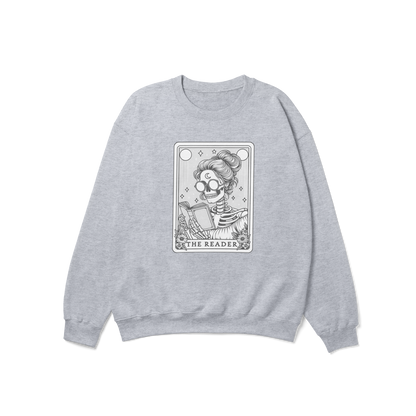 The Reader Funny Tarot Card Crewneck Sweatshirt