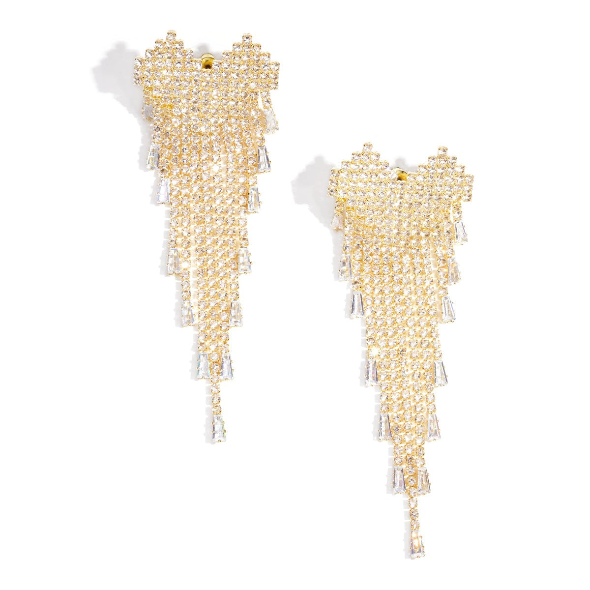 Copper Dangle Earrings Geometric Elegant Christmas Luxurious Series Women's jewelry