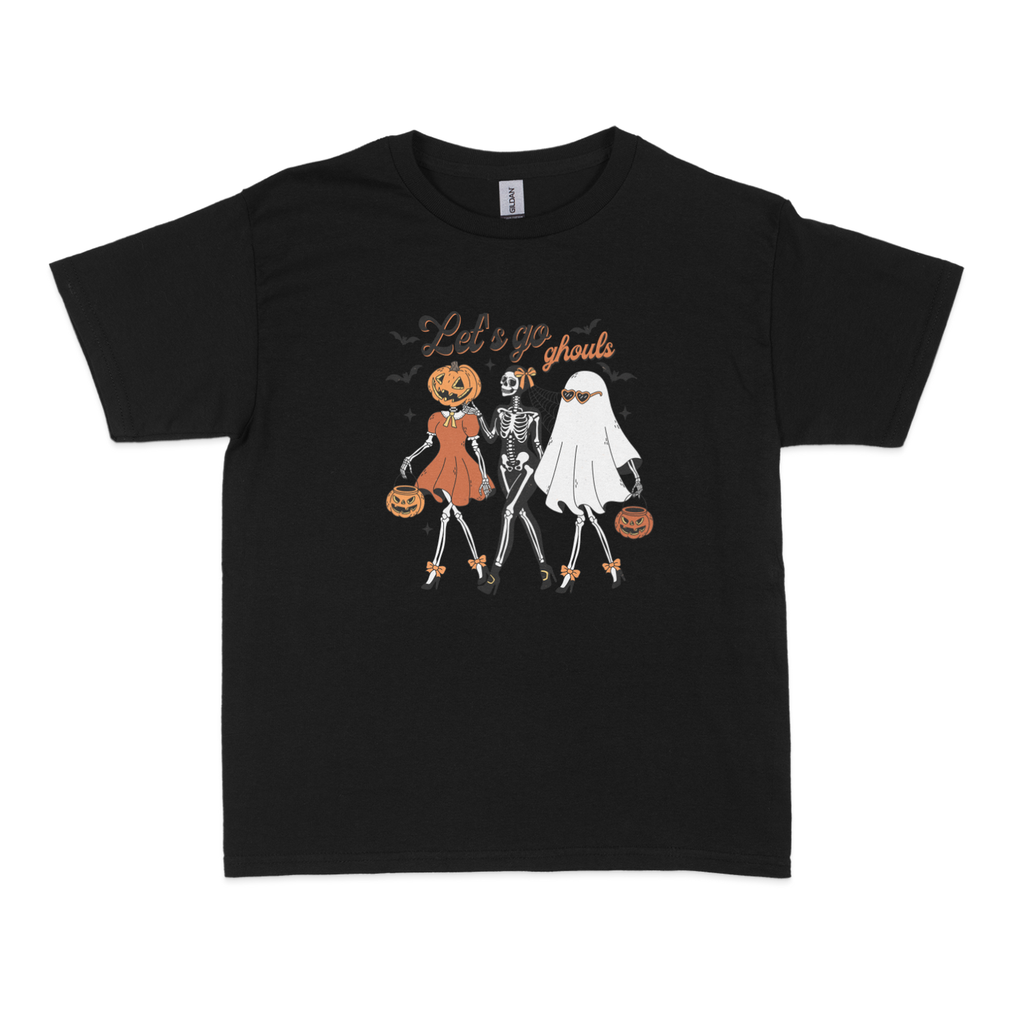 Let's Go Ghouls Halloween Baby Tee