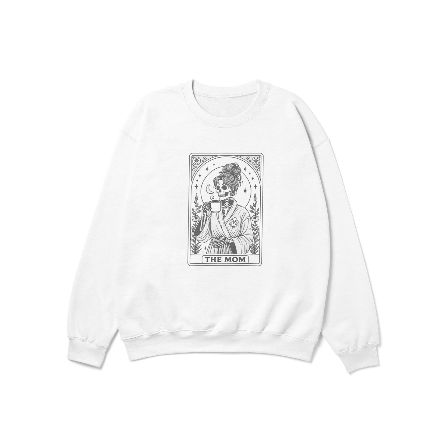 The Mom Funny Tarot Card Crewneck Sweatshirt