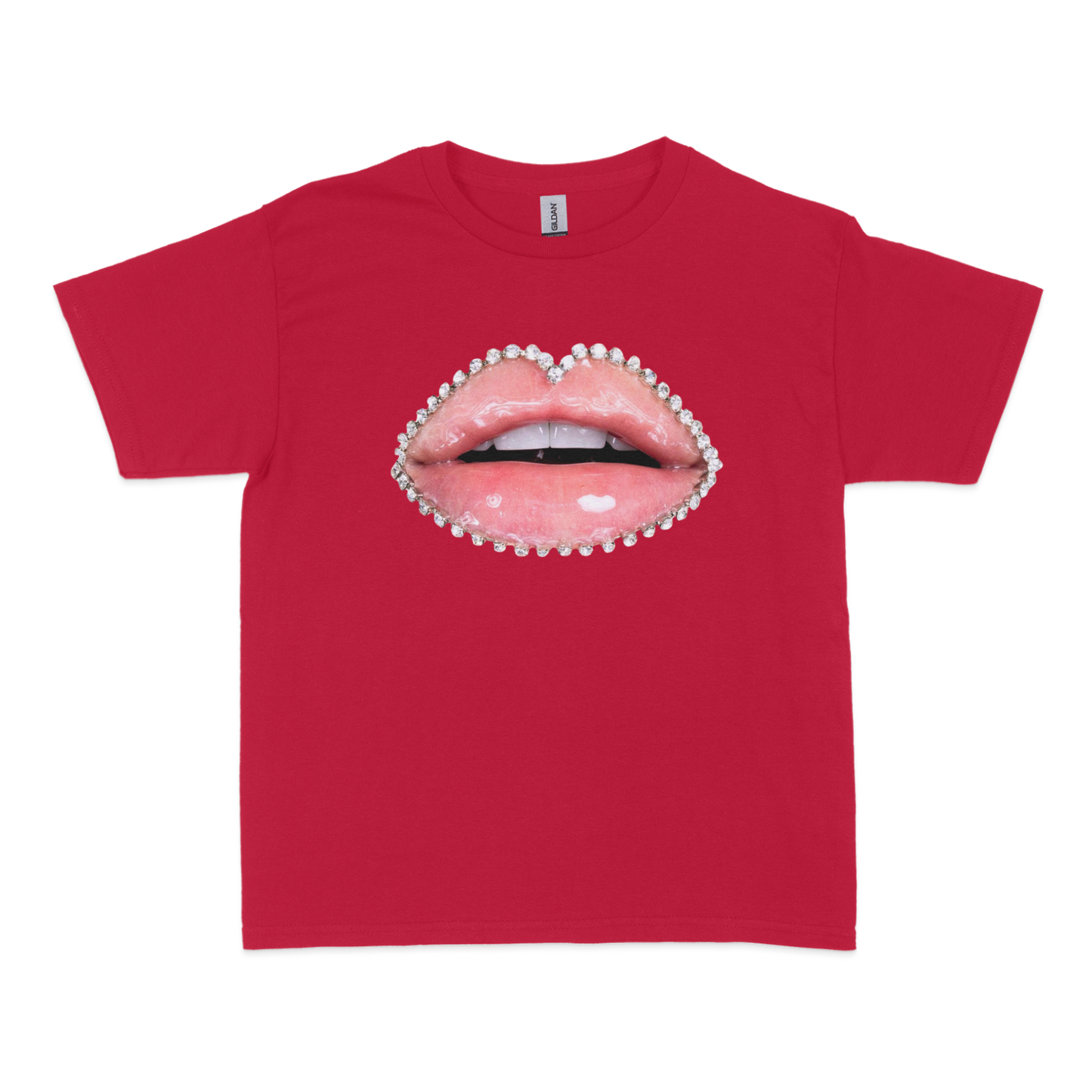 Bejeweled Lips Baby Tee