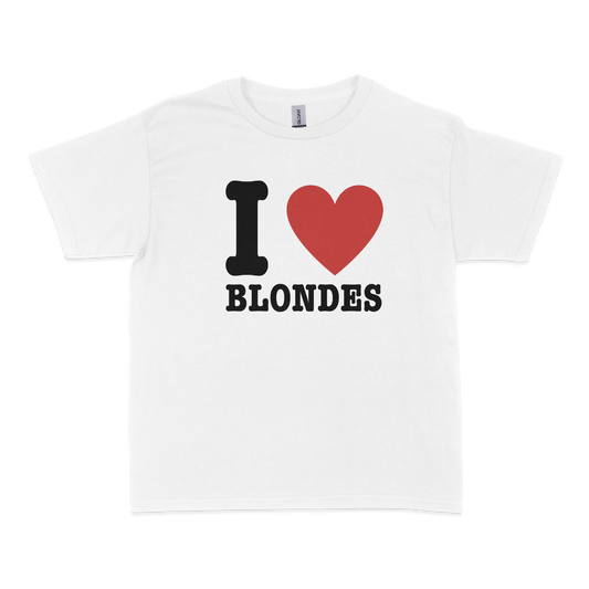 I Love Blondes Baby Tee