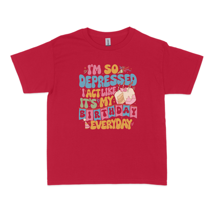 So Depressed Birthday Baby Tee