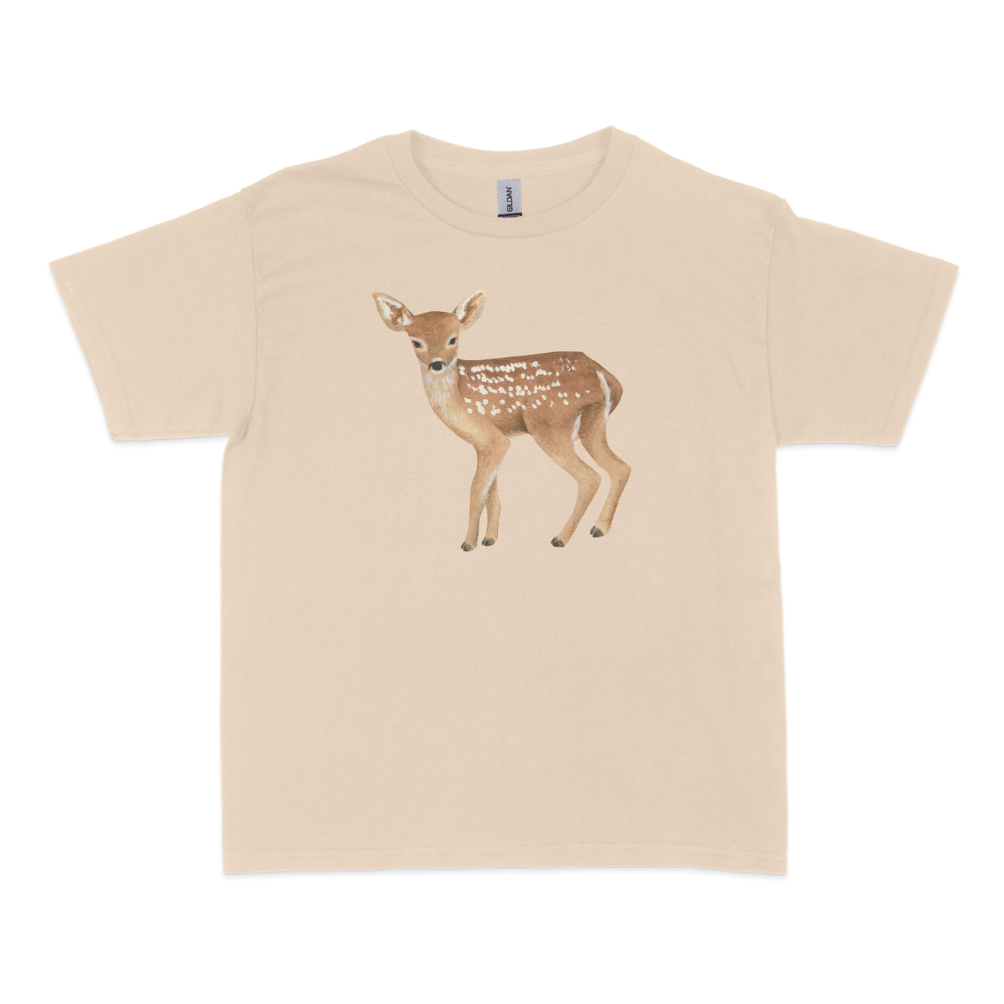 Bambi Deer Watercolor Baby Tee