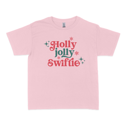 Holly Jolly Swiftie Christmas Baby Tee