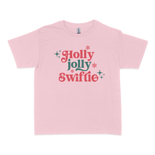 Holly Jolly Swiftie Christmas Baby Tee