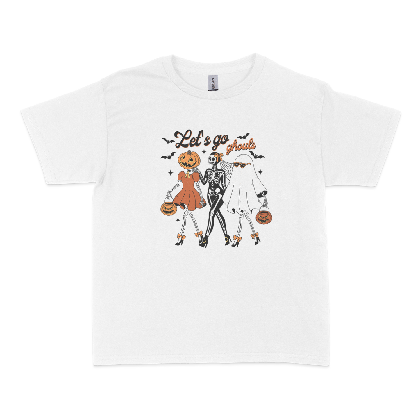 Let's Go Ghouls Halloween Baby Tee