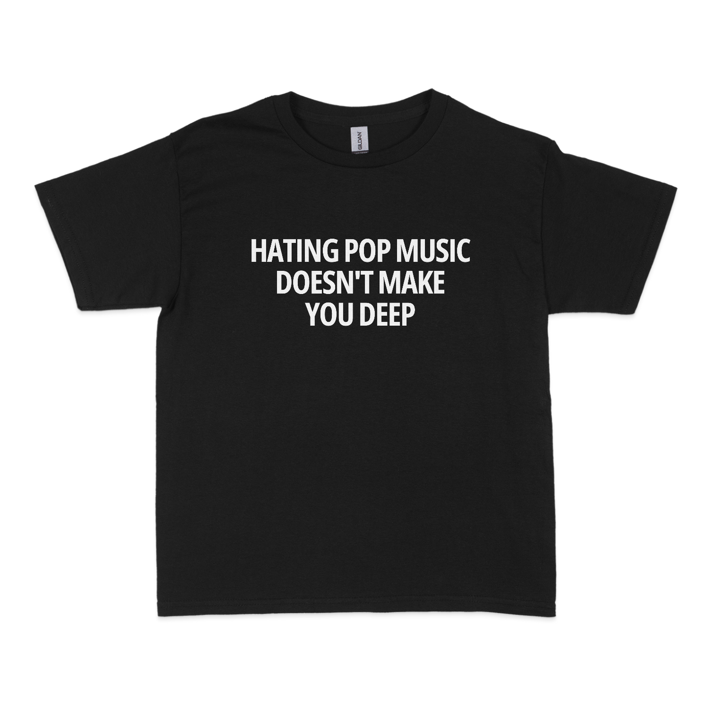 Hating Pop Music Doesn't Make You Deep Baby Tee