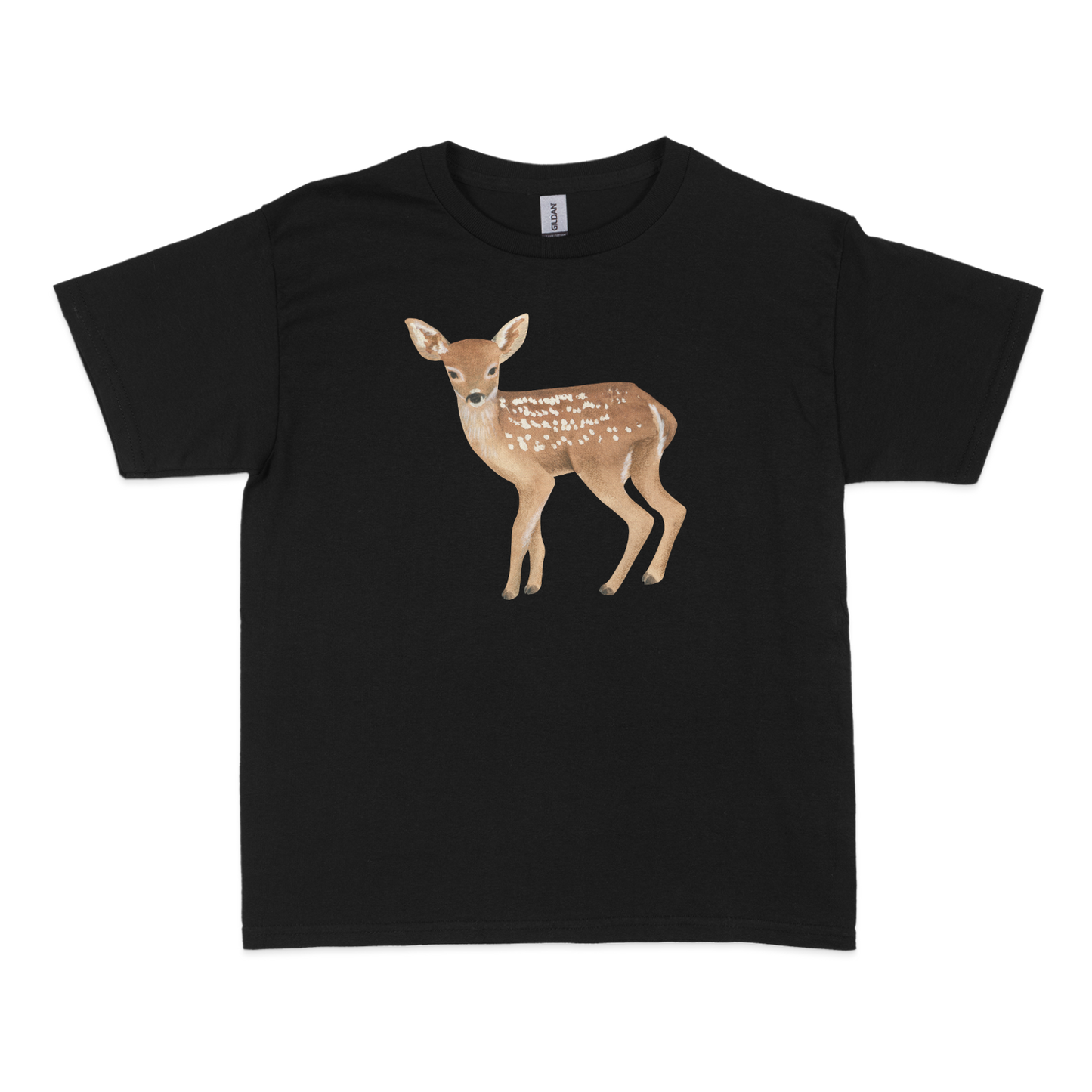 Bambi Deer Watercolor Baby Tee