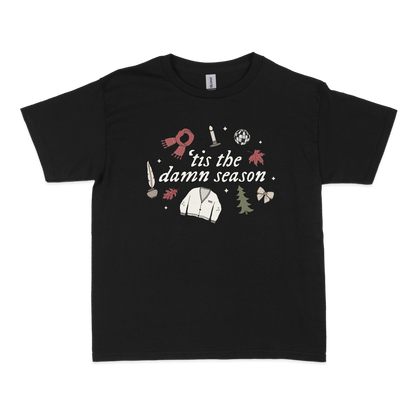 ‘Tis The Damn Season Christmas Baby Tee