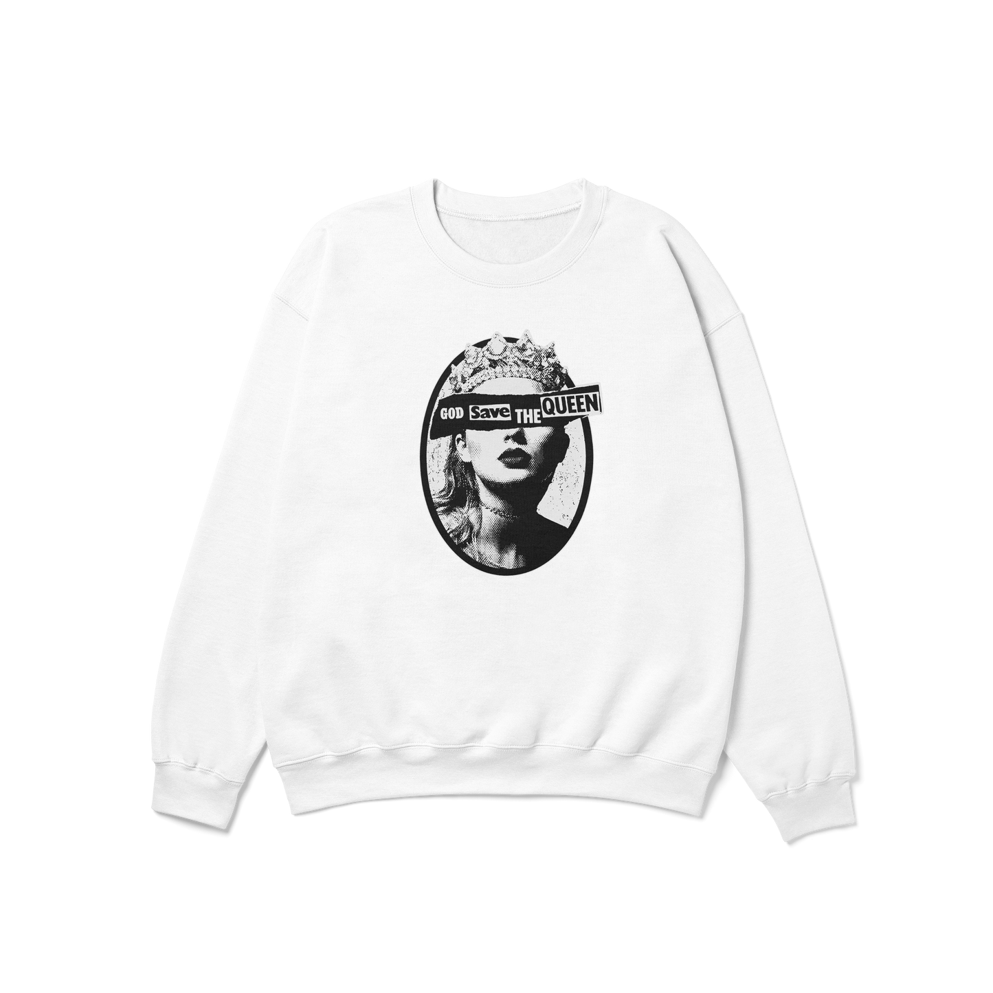 God Save The Queen Taylor Crewneck Sweatshirt