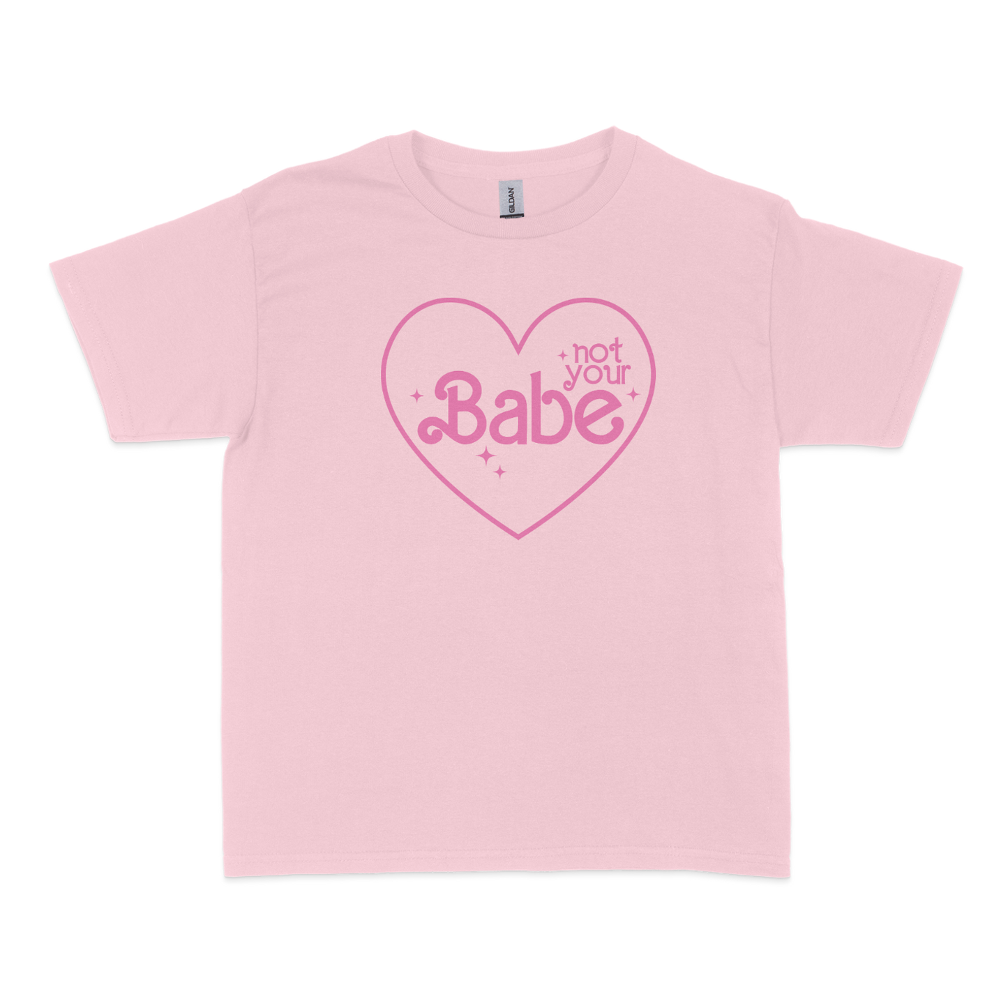 Not Your Babe Feminist Baby Tee