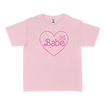 Not Your Babe Feminist Baby Tee