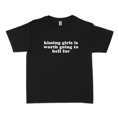 Kissing Girls Going to Hell Baby Tee