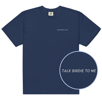 Talk Birdie to Me Funny Golf Embroidered Classic T-Shirt