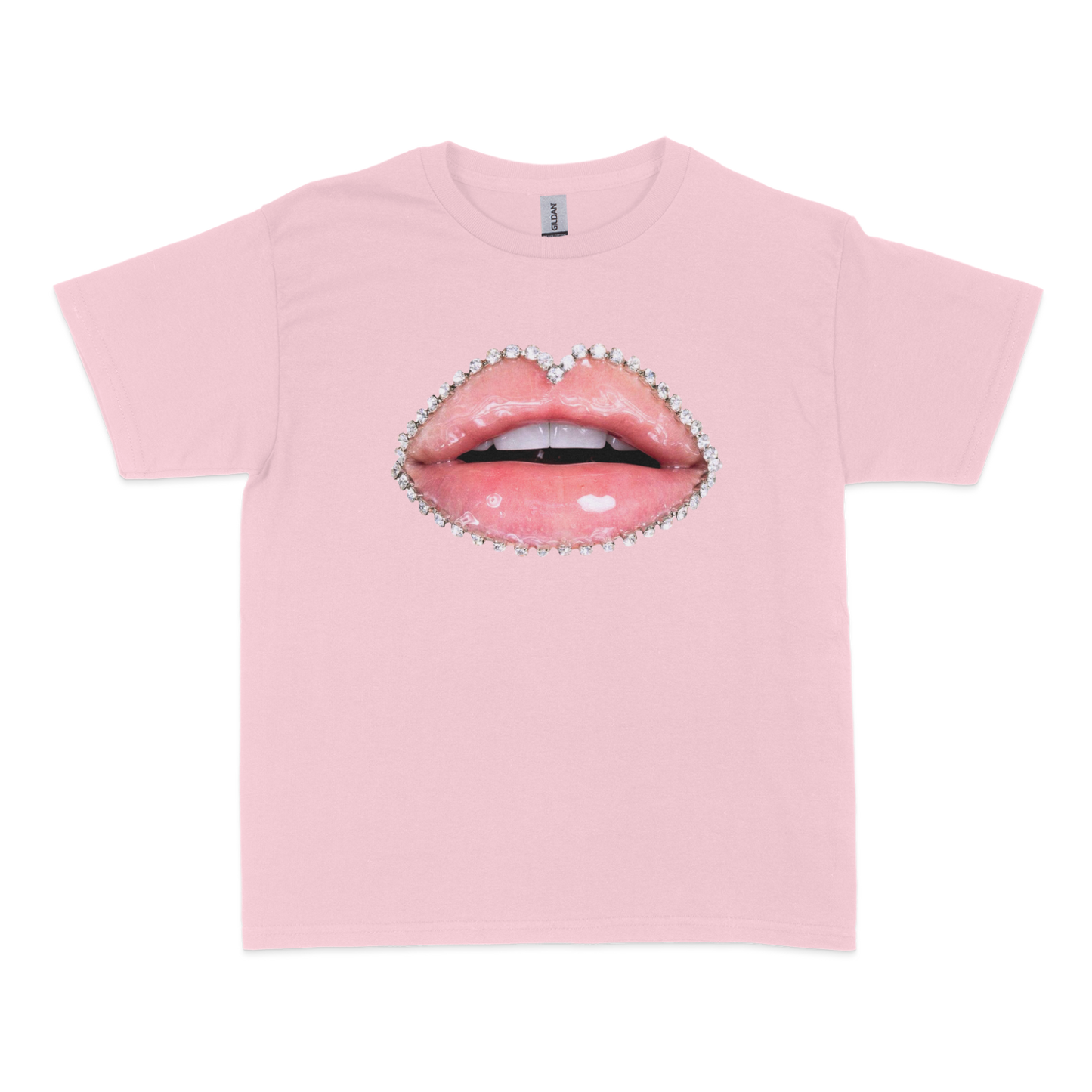 Bejeweled Lips Baby Tee