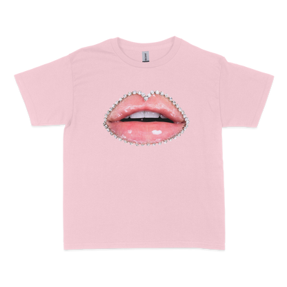 Bejeweled Lips Baby Tee