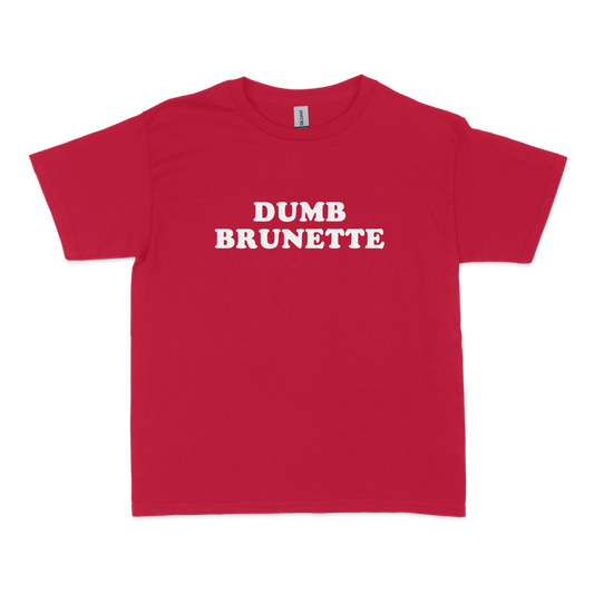 Dumb Brunette Baby Tee