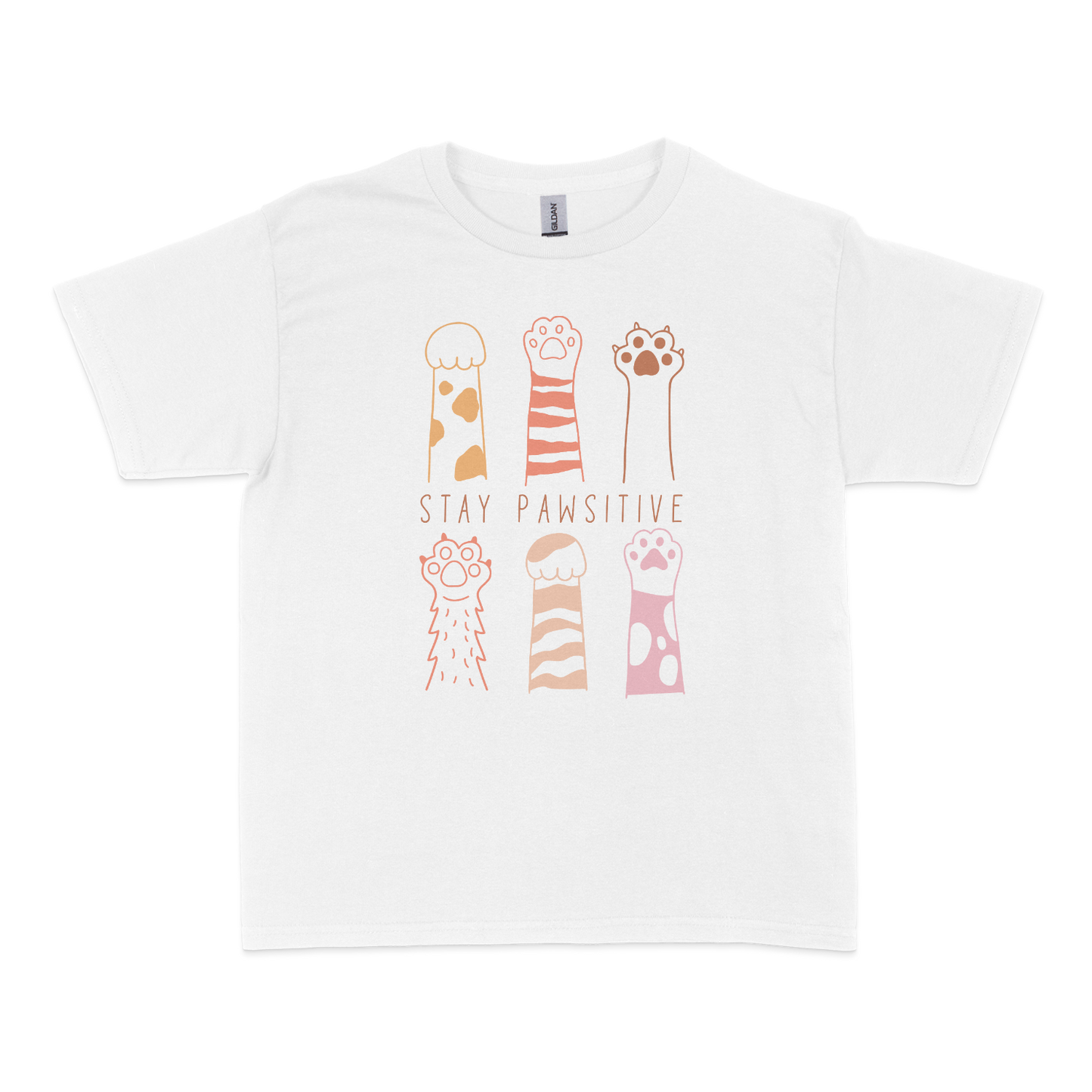 Stay Pawsitive Cats Baby Tee