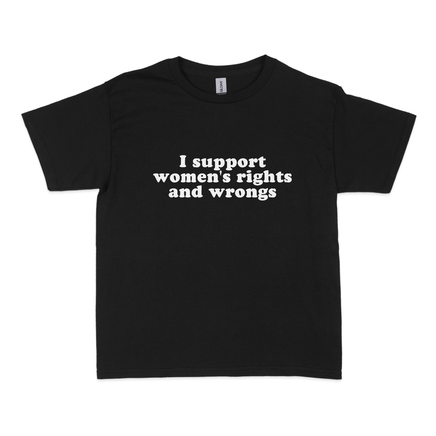 I Support Women's Rights and Wrongs Baby Tee