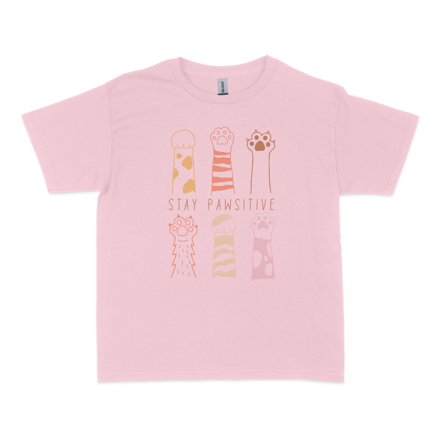 Stay Pawsitive Cats Baby Tee