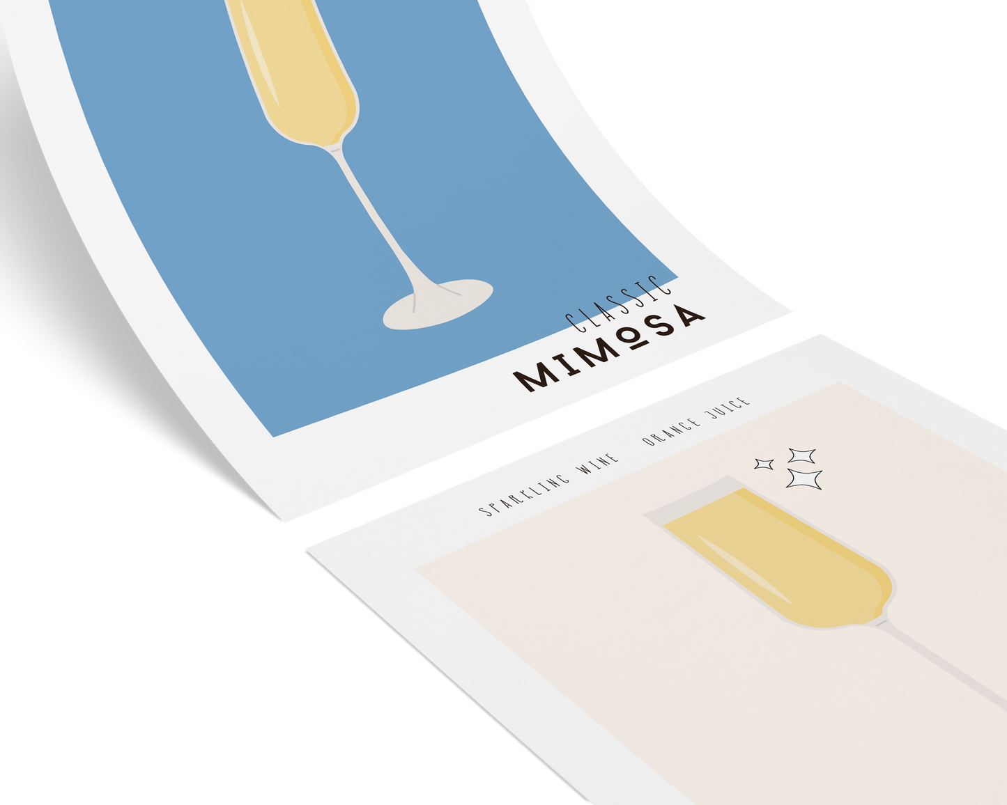 Mimosa Cocktail Poster