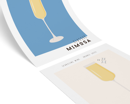 Mimosa Cocktail Poster