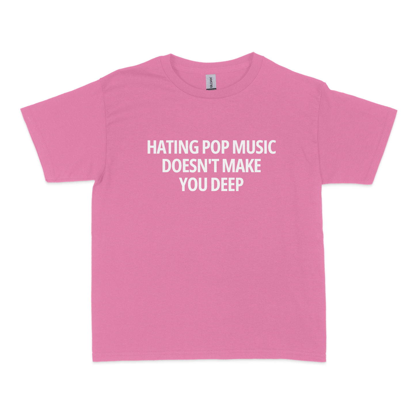 Hating Pop Music Doesn't Make You Deep Baby Tee