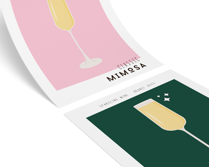 Mimosa Cocktail Poster