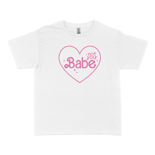 Not Your Babe Feminist Baby Tee