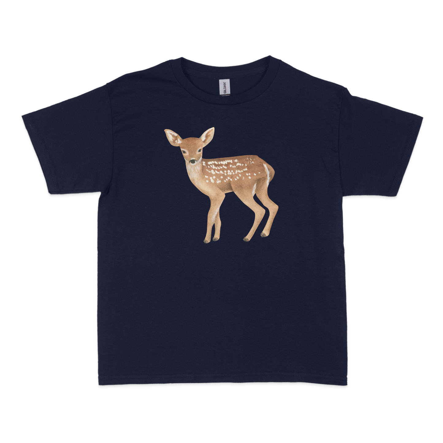 Bambi Deer Watercolor Baby Tee