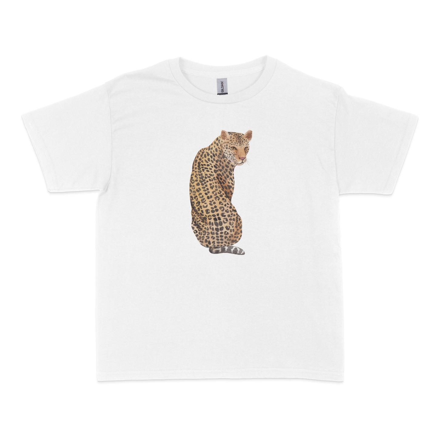 Leopard Watercolor Baby Tee