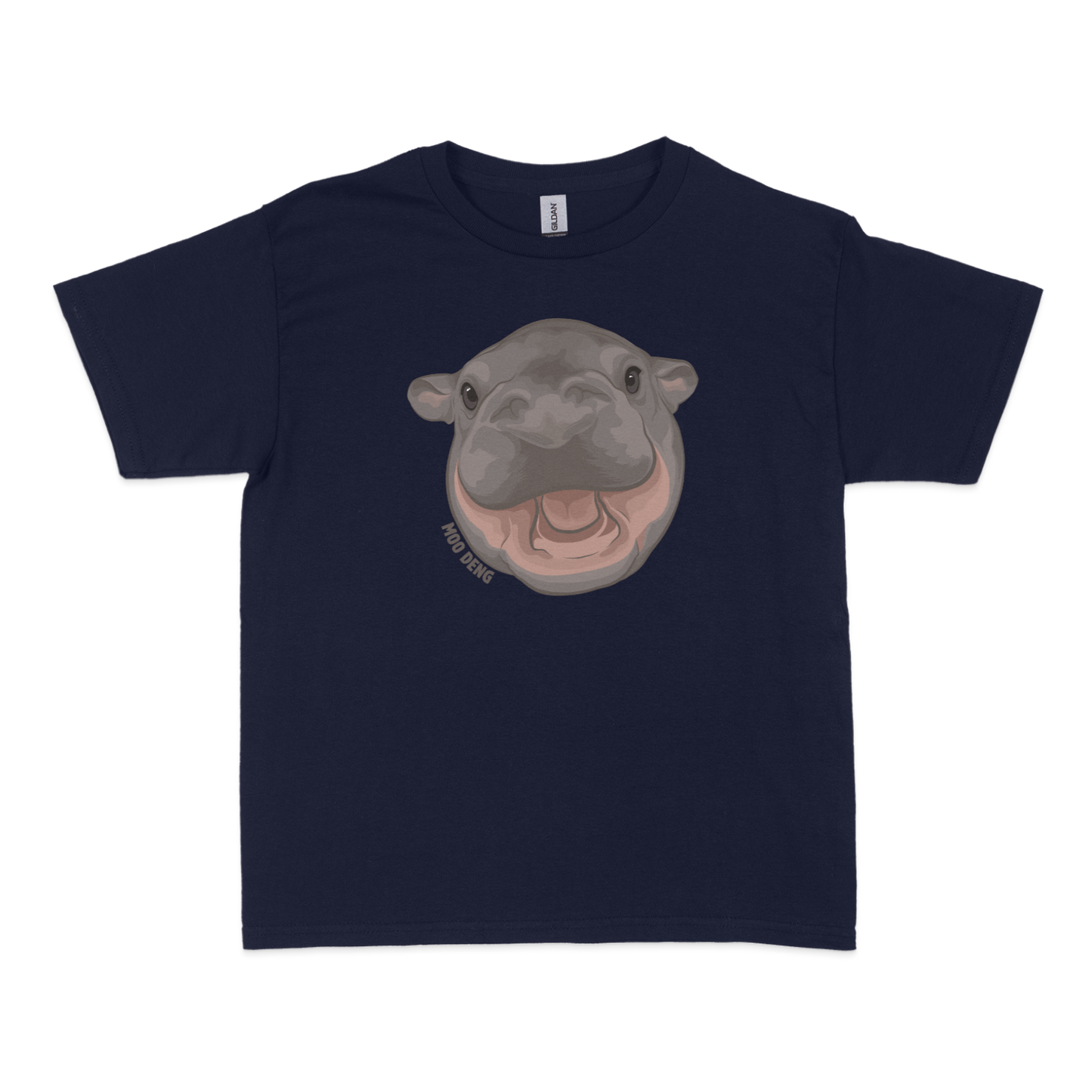 Moo Deng Illustration Baby Tee