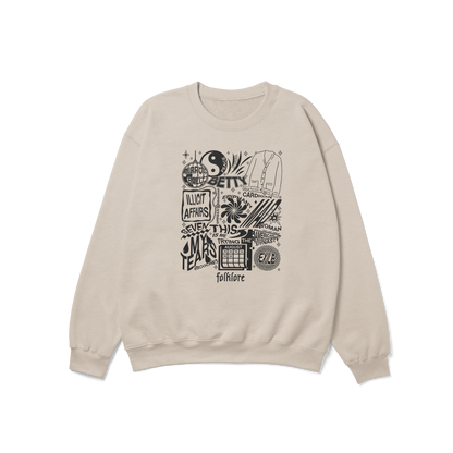 folklore Album Lyrics Taylor Crewneck Sweatshirt