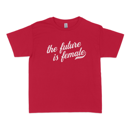 The Future is Female Vintage-Look Feminist Baby Tee