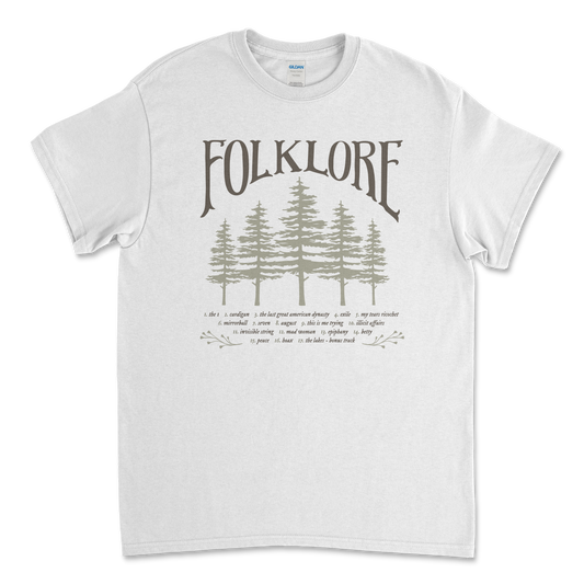folklore Album Tracklist T-Shirt