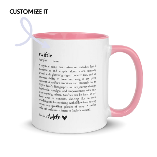 CUSTOM Swiftie Dictionary Color Mug