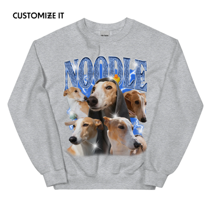 Create Your Own Custom Bling Pet Bootleg Sweatshirt